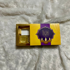 6 CAVITY YELLOW DIWALI BOX