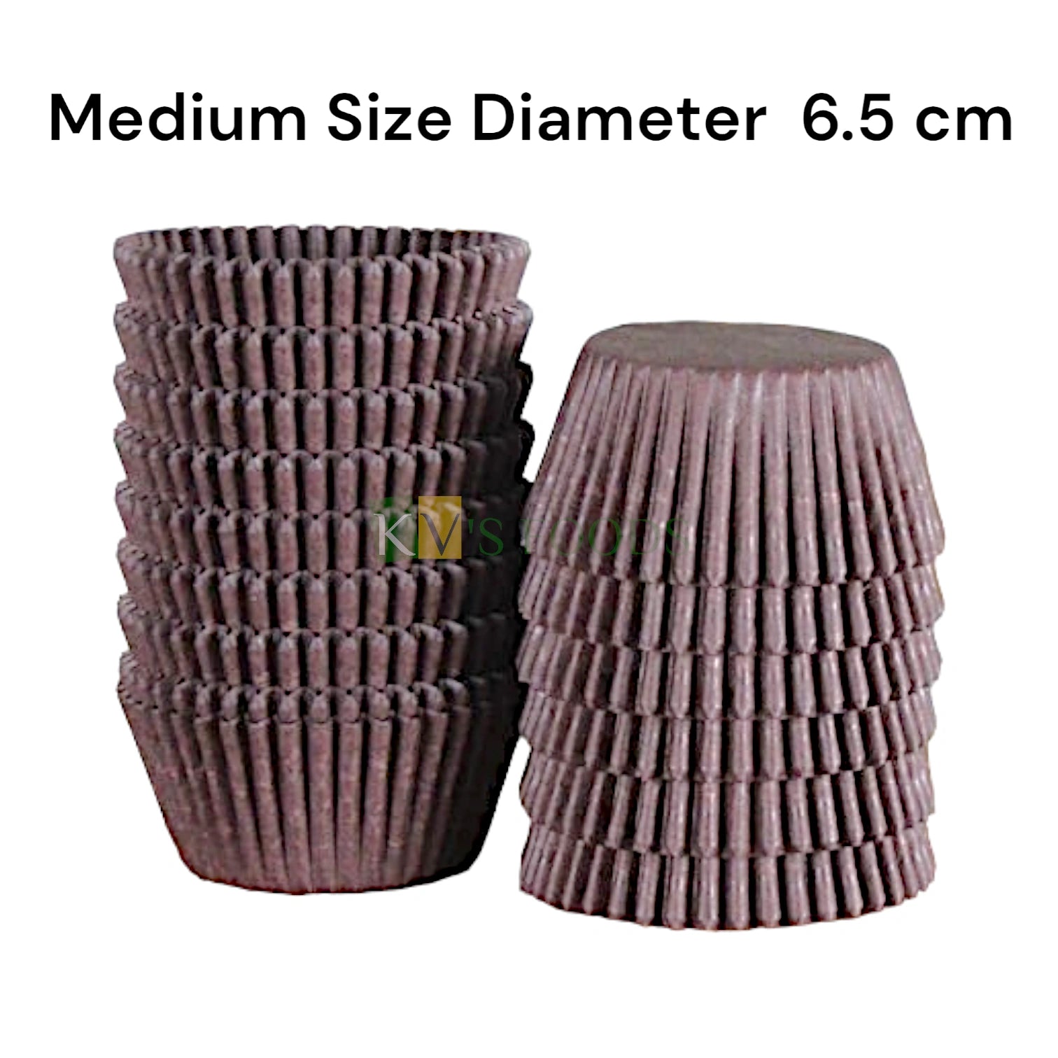 500 PCS Paper Grease proof Circle Brown 6.5Inch Muffin Ferrero Rocher Liners