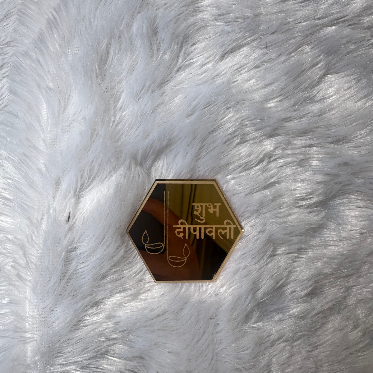 SHUBH DEEPAWALI HEXAGON COIN 2