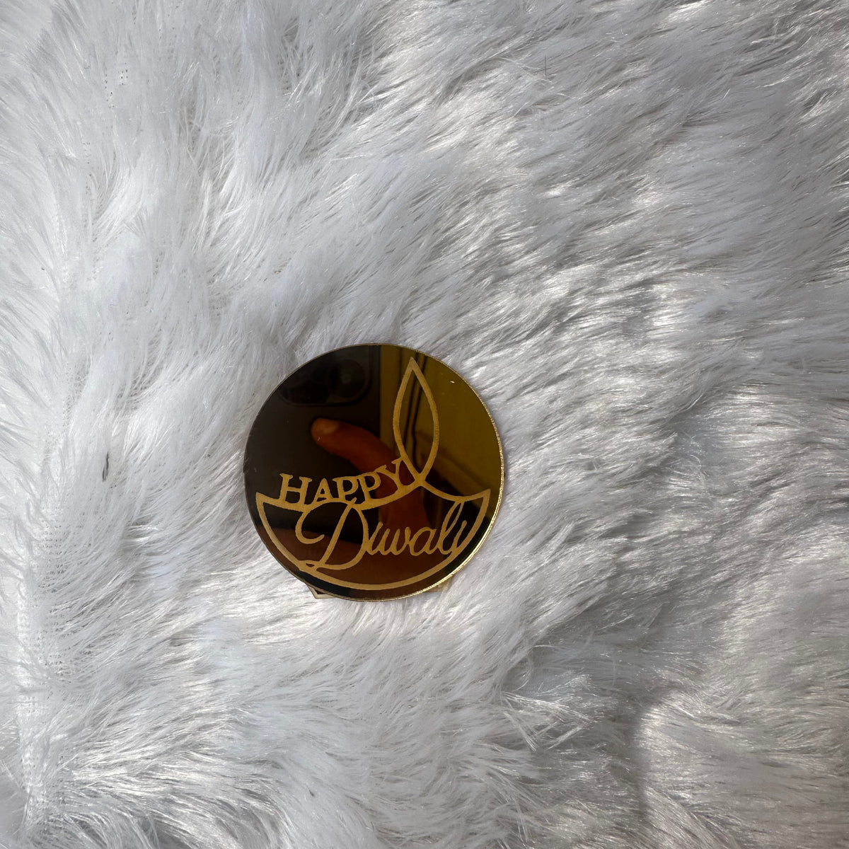 HAPPY DIWALI CIRCLE COIN