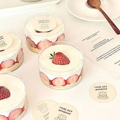 CIRCLE ACRYLIC DESSERT BOX