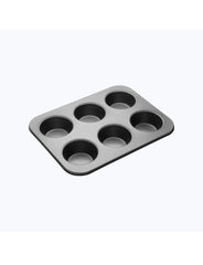 Non-Stick Aluminium 6-Cavity Muffin Tray – Perfect for Baking Muffins and Cupcakes