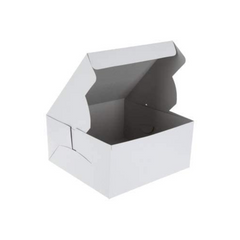PLAIN WHITE CAKE BOX