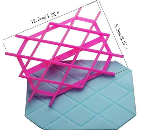 FONDANT QUILTED MOULD
